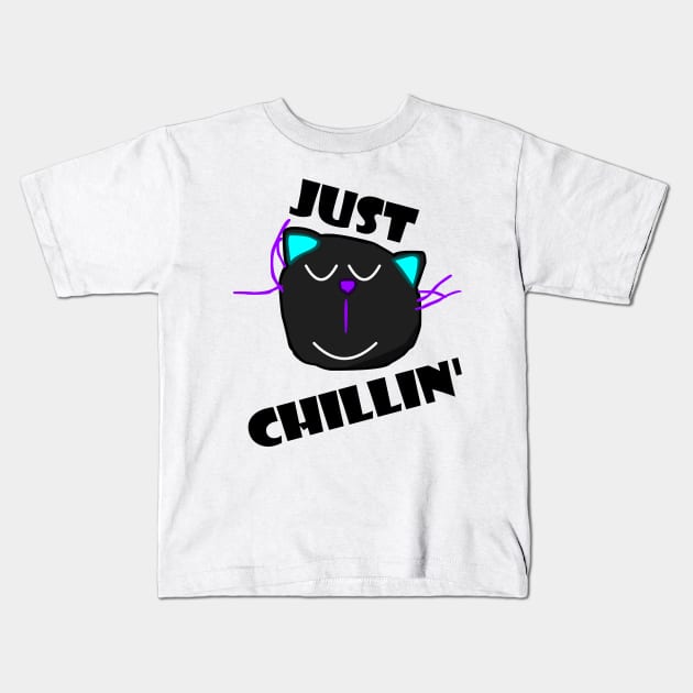 Just Chillin' Kids T-Shirt by Baddy's Shop